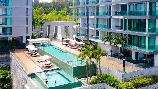 Condominium Sea view with 2 bedrooms for sale in Patong Phuket.