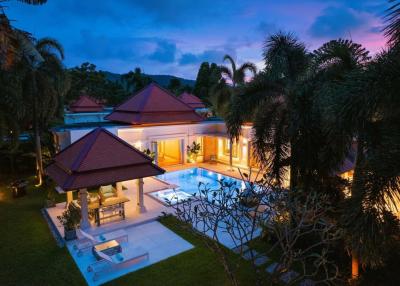 Private pool villa with 5 bedrooms for resale in Cherngtalay,Phuket