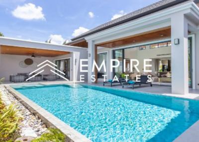 Grand pool villa with 3 bedrooms for sale in Bang Tao,Phuket