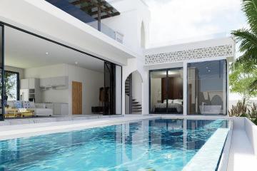 Modern pool villa with 3 bedrooms for sale in Choeng Thale, Phuket