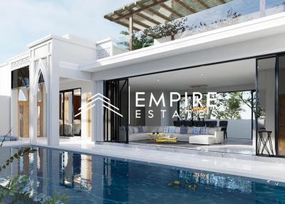 Modern pool villa with 3 bedrooms for sale in Choeng Thale, Phuket