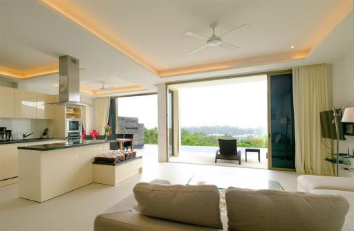 Sea view villa with  3bedrooms for sale in Nai Thon Beach