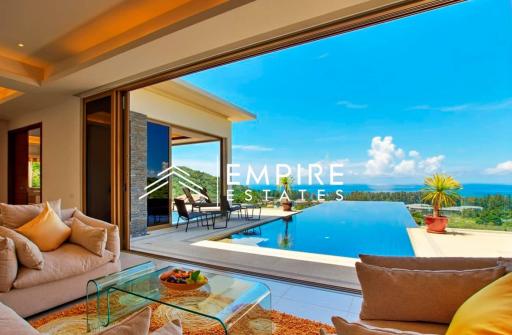 Sea view Villa  with 4 bedrooms for sale in Naithon beach, Phuket