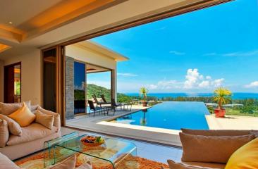 Sea view Villa  with 4 bedrooms for sale in Naithon beach, Phuket