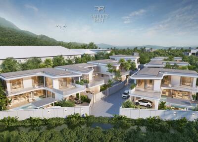 Modern Villa with 4 bedrooms for sale in Sai Yuan, Nai Harn, Rawai,