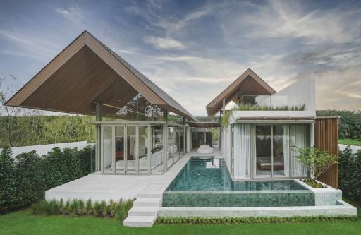 Thai Modern Villa with 4 bedrooms for sale in  Choeng Thale,Phuket