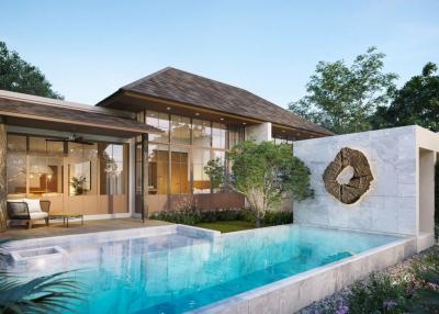Modern pool villa with 2 bedrooms for sale in Sai Yuan, Rawai,Phuket
