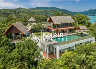 Oceanfront Villa 5 Bedroom For Sale in Kamala, Phuket