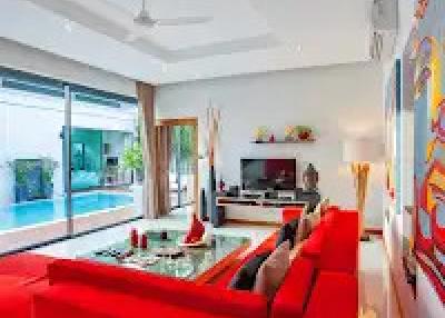 4 Bedroom Balinese Style Pool Villa for Sale in Rawai