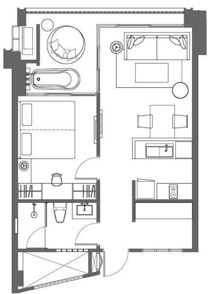 57 ตรม., 1 ห้องนอน, 1 ห้องน้ำ คอนโด ราคา ฿ 6,490,000