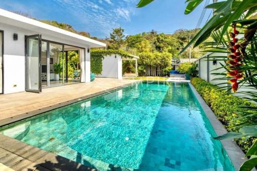 Stunning Modern 3-Bedroom Villa with Expansive Terrace in Nai Harn