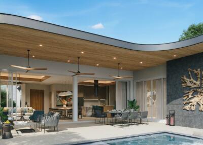 3Bedroom Modern Pool Villa For Sale, Layan, Phuket