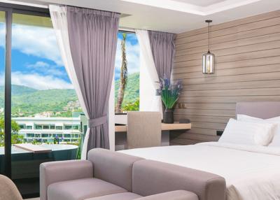 Mountain view 1 bed condo for sale - in Karon, Phuket