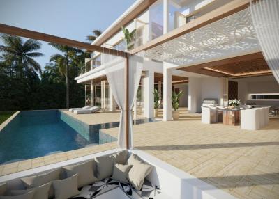 Private Sea View Villa 3 Bedroom For Sale -in Layan, Phuket