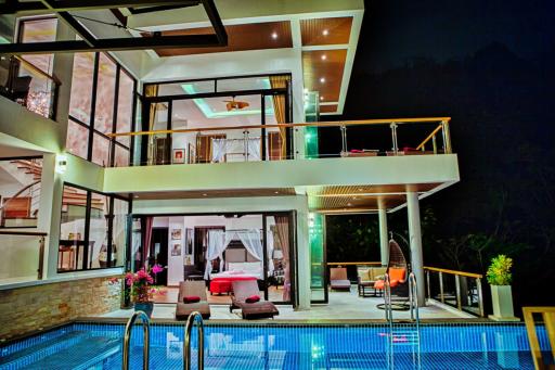 Infinity Pool Villa 6 Bedroom For Sale - in Surin, Phuket