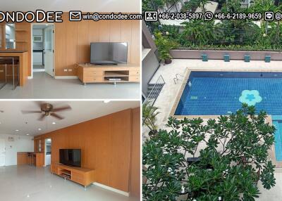 Condo Benjasiri Park Pool View