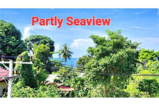 Partly Seaview 1 Bedroom Condo for Sale near Beach