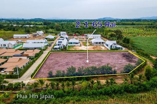 Over 2 Rai Land with full chanote for sale soi 112 Hua Hin