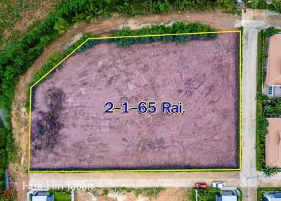 Over 2 Rai Land with full chanote for sale soi 112 Hua Hin