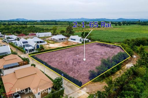 Over 2 Rai Land with full chanote for sale soi 112 Hua Hin