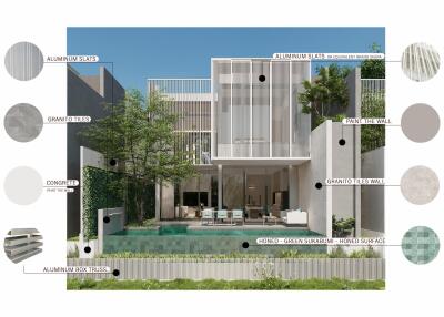 3-Bed + Home Office Pool Villa in Sports Themed Community in Chalong - 1.5 km from Soi Tai Ed