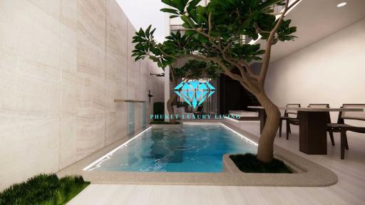 Modern pool villa 3 bedrooms for sale in Thalang, Phuket.