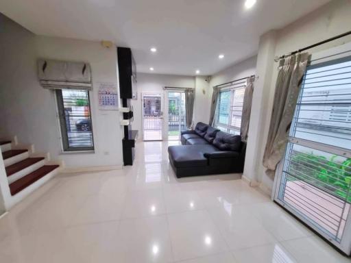 Second-hand detached house for sale in Sriracha, Crystal Plus, Nong Kham, near community areas.