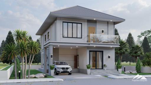Contemporary Style House For Presale in Doi-Saket With A Spectacular Mountain View