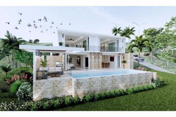 Luxury development  4 Bedrooms pool sea view villa Choengmon Koh Samui