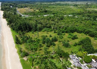 Beachfront paradise: Exceptional land for sale in Natai beach, Khokkloi, Phangnga