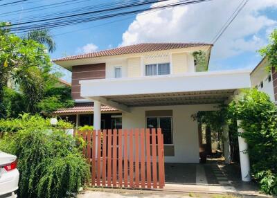 Single house for sale Klang Suan Village, newly renovated, Takhian Tia, Bang Lamung, Chonburi