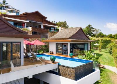 Stunning 4 bedrooms pool villa for sale in Bophut hill