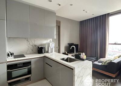 1-BR Condo at The Esse At Singha Complex near MRT Phetchaburi