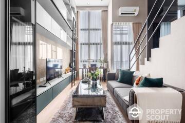 Studio Duplex at Ideo Rama 9 - Asoke near MRT Phra Ram 9