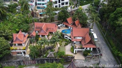 Ultra-Luxury Sea View Five Bedroom Thai Pool Villa at Patong Beach, Phuket, Thailand, Buy Now at Discount Price