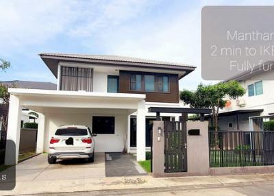 For Rent Samut Prakan Single House Mantana Bangna Km.7 Bang Na-Trad Bang Phli