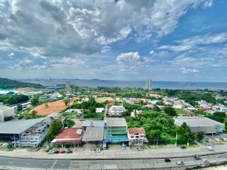 Condo for rent in Sriracha, Knightsbridge The Ocean, Sriracha, sea view and city view.