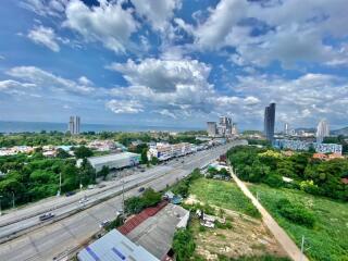 Condo for rent in Sriracha, Knightsbridge The Ocean, Sriracha, Chonburi, sea view and city view.