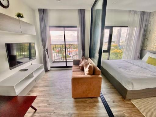 Condo for rent in Sriracha, Knightsbridge The Ocean, Sriracha, Chonburi, sea view and city view.