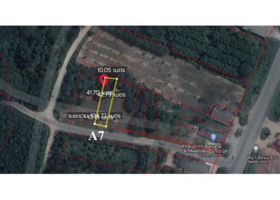 Land plot for sale  416.8 SQ.M. Khanom, Nakhon Si Thammarat - 920121001-1826