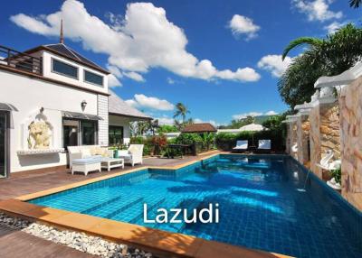 4-Beds Pool Villa on 1,600 SQ.M Land in Chaweng