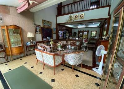 Riverside house for sale with land in Bang Phra, Sriracha, Panya Resort Village, Chonburi.