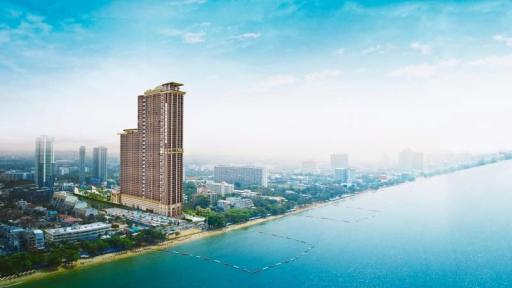 Condo for sale in Pattaya, Copacabana Beach, Jomtien, Pattaya, 5 star luxury condo, beautiful room, sea view.