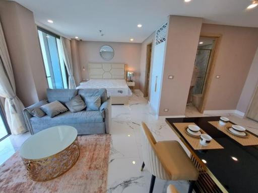 Condo for sale in Pattaya, Copacabana Beach, Jomtien, Pattaya, 5 star luxury condo, beautiful room, sea view.