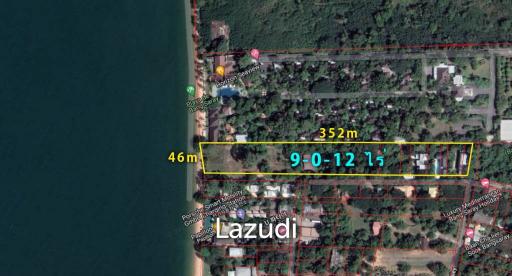 Bang Saray sea land for sale Next to a private beach