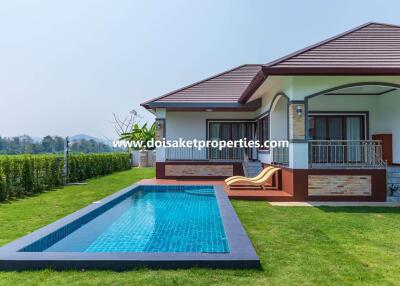 New Modern-Style Home with Swimming Pool and Views for Sale in Choeng Doi, Doi Saket