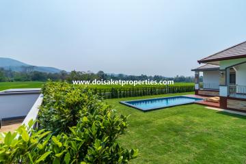 New Modern-Style Home with Swimming Pool and Views for Sale in Choeng Doi, Doi Saket