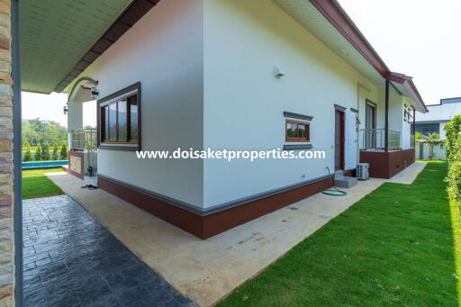 New Modern-Style Home with Swimming Pool and Views for Sale in Choeng Doi, Doi Saket