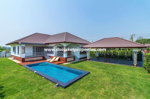 New Modern-Style Home with Swimming Pool and Views for Sale in Choeng Doi, Doi Saket