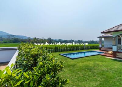 New Modern-Style Home with Swimming Pool and Views for Sale in Choeng Doi, Doi Saket